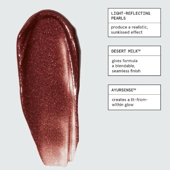 Glossier Solar Paint Luminous Bronzer Crème in Ray, 0.5 fl. Oz. / 13 mL. - Picture 7 of 16